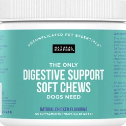Natural Rapport The Only Digestive Support Soft Chews Dogs Need Digestive Supplement