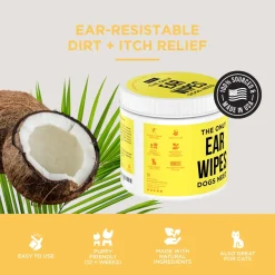 Natural Rapport The Only Ear Wipes Dogs Need, 100 count