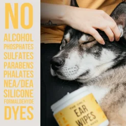 Natural Rapport The Only Ear Wipes Dogs Need, 100 count