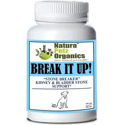 Natura Petz Organics Break It Up! Herbal Kidney & Bladder Stone Support for Dogs