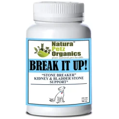 Natura Petz Organics Break It Up! Herbal Kidney & Bladder Stone Support for Dogs