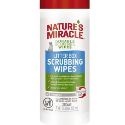 Nature's Miracle Litter Box Scrubbing Wipes (30 ct)