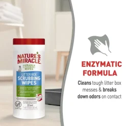 Nature's Miracle Litter Box Scrubbing Wipes (30 ct)