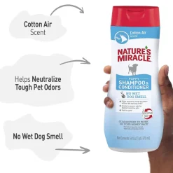 Nature's Miracle Puppy Shampoo & Conditioner Cotton Air Scent (16 oz)