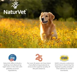 NaturVet Aller-911 Allergy Aid Soft Chews Plus Antioxidants for Dogs, 70 count