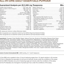 NaturVet All-In-One Daily Essentials Powder Plus 4-in-1 Support for Dogs & Cats, 13-oz