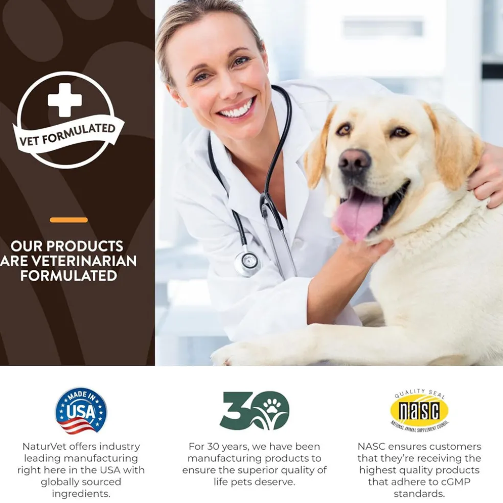 NaturVet Breed Specific Giant Breeds Supplement Soft Chews for Dogs, 50 count