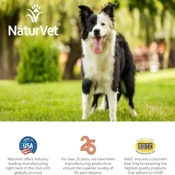 NaturVet Digestive Enzymes Soft Chews Daily Digestive Support with Pre & Probiotic for Dogs, 70 count