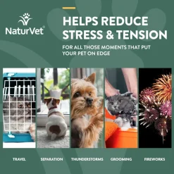 NaturVet Hemp Quiet Moments Calming Drops Hemp Oil for Dogs & Cats, 1-oz