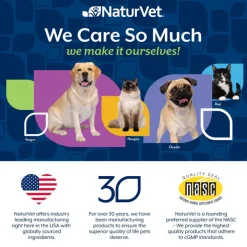 NaturVet Hip & Joint Soreness Relief Bacon & Chicken Flavor for Dogs, 60 count