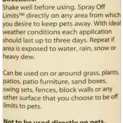NaturVet Off Limits Training Spray for Dogs & Cats (32 oz)