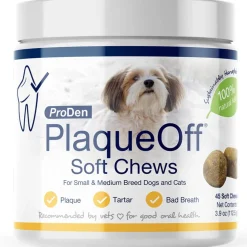 NaturVet Proden PlaqueOff Soft Chews for Small & Medium Breed Dogs & Cats