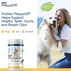 NaturVet Proden PlaqueOff Soft Chews for Large & Giant Breed Dogs