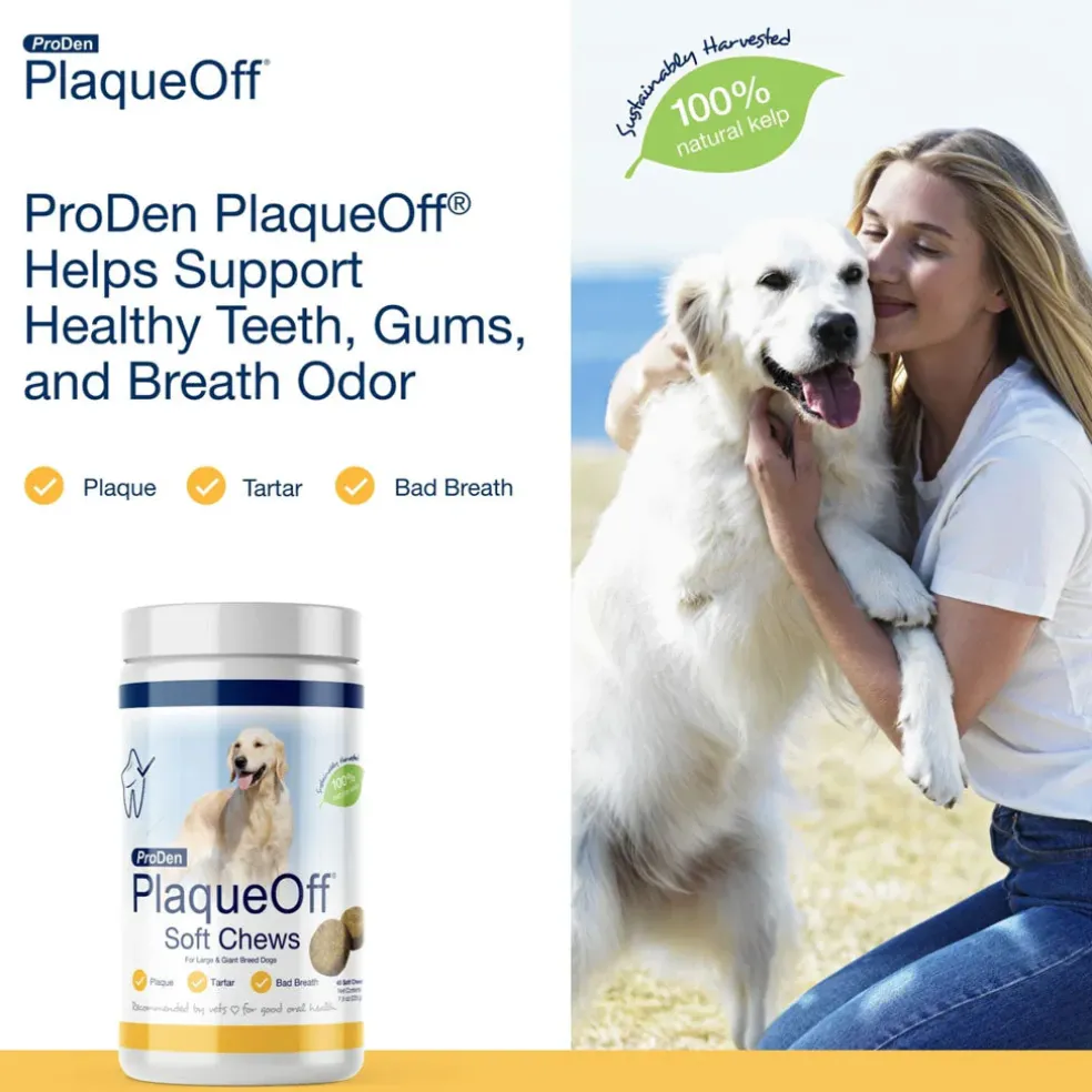 NaturVet Proden PlaqueOff Soft Chews for Large & Giant Breed Dogs