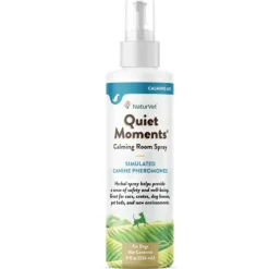 NaturVet Quiet Moments Herbal Calming Room Spray for Dogs, 8-oz