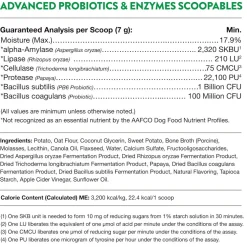 NaturVet Scoopables Advanced Probiotics & Enzymes Plus Vet Strength PB6 Probiotic for Dogs, 11-oz