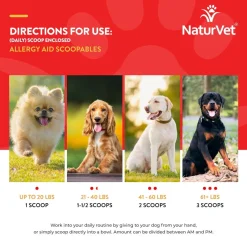 NaturVet Scoopables Aller-911 Allergy Aid Plus Antioxidants for Dogs (11 oz)