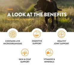 NaturVet Scoopables All-In-One Daily Essentials Plus 4-in-1 Support for Dogs, 11-oz
