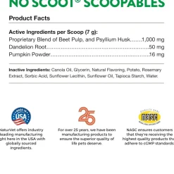 NaturVet Scoopables No Scoot Anal Gland Support Plus Pumpkins For Dogs, 11-oz