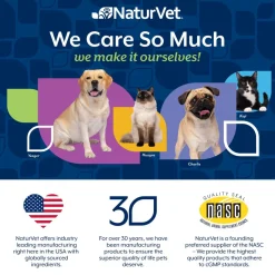NaturVet Senior Daily Care Multi-Benefit 8-in-1 Support For Dogs (60 Soft Chews)