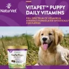 NaturVet VitaPet Puppy Daily Vitamins Plus Breath Aid Soft Chews for Puppies, 70 count