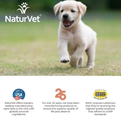 NaturVet VitaPet Puppy Plus Breath Aid Chewable Tablets Multivitamin for Dogs, 60 count