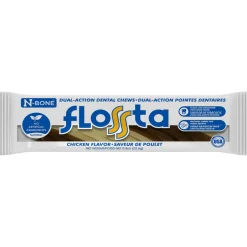 N-Bone FLOSSta Dual Action Chicken Flavor Dental Dog Chews