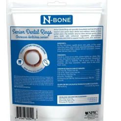 N-Bone Senior Dogs 6+ & Over Dental Rings Chicken Flavor, 7 count