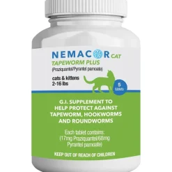 Nemacor Cat Tapeworm Plus for Cats & Kittens 2-16 lbs