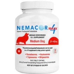 Nemacor Maxx 4 Quad Dewormers For Dogs