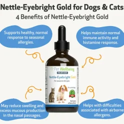 Nettle-Eyebright Gold - Seasonal Allergy Defense for Dogs (4 oz)