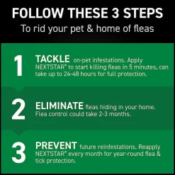 Nextstar Flea & Tick Topical for Large Dogs, 45-88 lbs