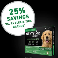 Nextstar Flea & Tick Topical for Large Dogs, 45-88 lbs