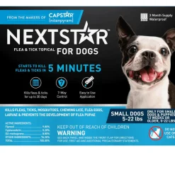 Nextstar Flea & Tick Topical for Small Dogs, 5-22 lbs