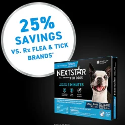 Nextstar Flea & Tick Topical for Small Dogs, 5-22 lbs