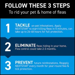 Nextstar Flea & Tick Topical for Small Dogs, 5-22 lbs