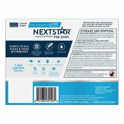 Nextstar Flea & Tick Topical for Small Dogs, 5-22 lbs