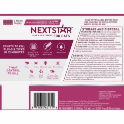 Nextstar Flea & Tick Topical for Cats & Kittens Over 3.5 lbs & 12 weeks age or older
