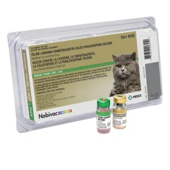 Nobivac Feline 1-HCP + FeLv Vaccine for Cats, 25 Doses