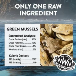 Northwest Naturals Freeze-Dried Green Mussels Treats for Dogs & Cats (2 oz)