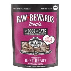 Northwest Naturals Freeze-Dried Beef Heart Treats for Dogs & Cats