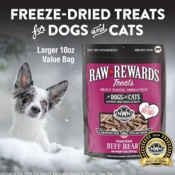 Northwest Naturals Freeze-Dried Beef Heart Treats for Dogs & Cats