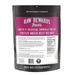 Northwest Naturals Freeze-Dried Beef Heart Treats for Dogs & Cats