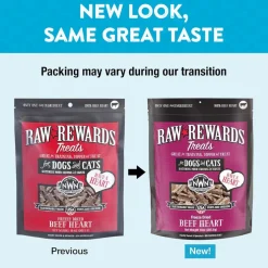 Northwest Naturals Freeze-Dried Beef Heart Treats for Dogs & Cats