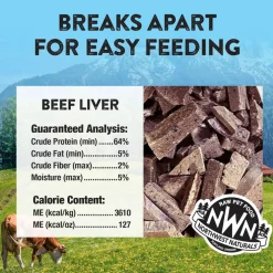 Northwest Naturals Freeze-Dried Beef Liver Treats for Dogs & Cats
