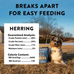Northwest Naturals Freeze-Dried Herring Treats for Dogs & Cats (13 oz)