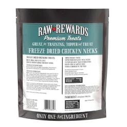 Northwest Naturals Freeze-Dried Chicken Necks Treats for Dogs & Cats (4 oz)