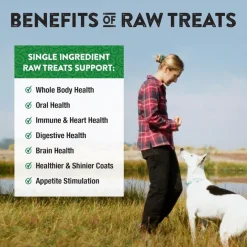 Northwest Naturals Freeze-Dried Lamb Liver Treats for Dogs & Cats (3 oz)