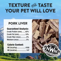 Northwest Naturals Freeze-Dried Pork Liver Treats for Dogs & Cats