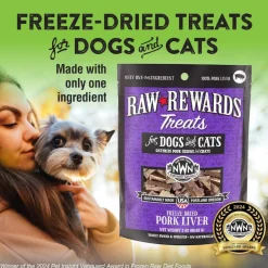 Northwest Naturals Freeze-Dried Pork Liver Treats for Dogs & Cats